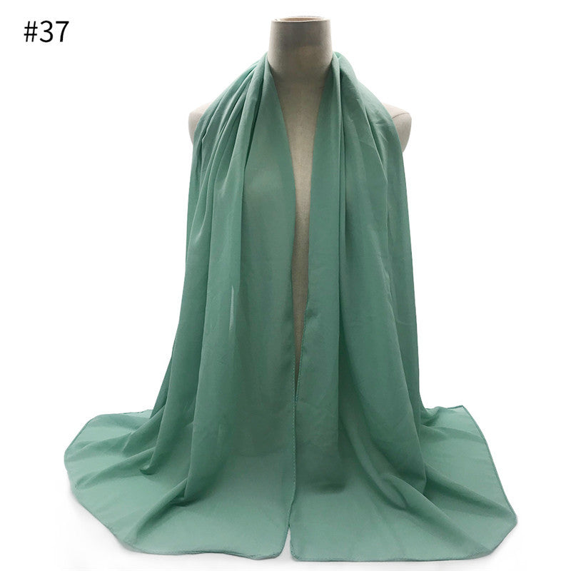 Chiffon Scarf and Shawl for Sun Protection (Hijab)
