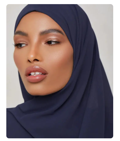 Quick Wrap Hijab with Satin Chiffon Long Scarf (One)