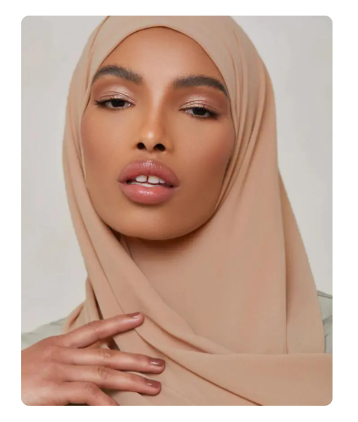 Quick Wrap Hijab with Satin Chiffon Long Scarf (One)