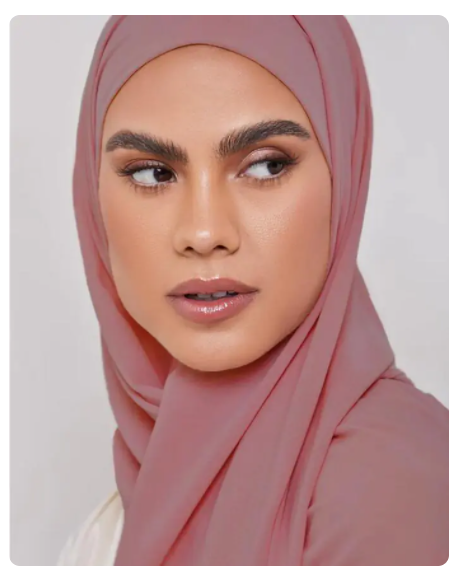 Quick Wrap Hijab with Satin Chiffon Long Scarf (One)