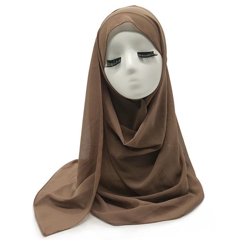 Chiffon Scarf and Shawl for Sun Protection (Hijab)