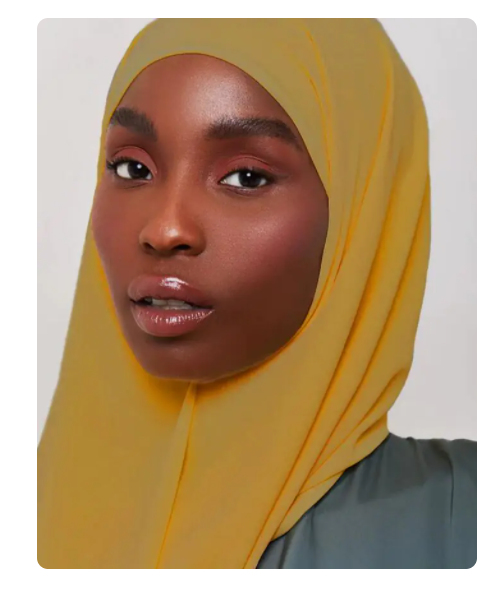 Quick Wrap Hijab with Satin Chiffon Long Scarf (One)