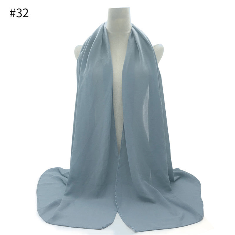 Chiffon Scarf and Shawl for Sun Protection (Hijab)