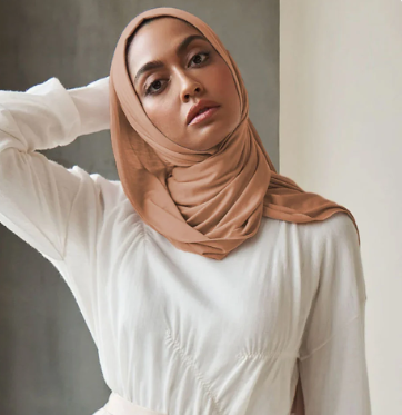 Quick Wrap Hijab with Satin Chiffon Long Scarf (One)