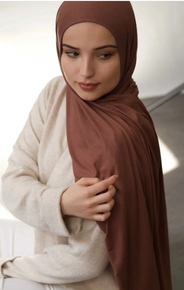 Quick Wrap Hijab with Satin Chiffon Long Scarf (One)