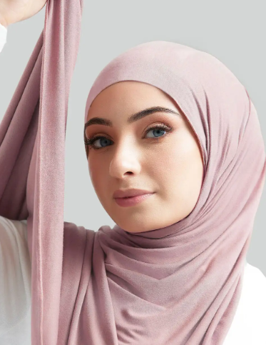 Quick Wrap Hijab with Satin Chiffon Long Scarf (One)